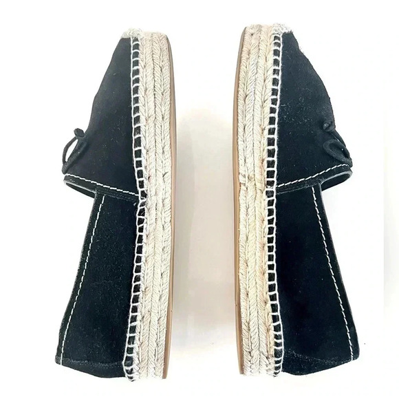 Coach Rae Black Suede Slip On Espadrille in Size 9.5 - Picture 5 of 7